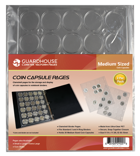 Guardhouse Coin Capsule Notebook Pages - Medium