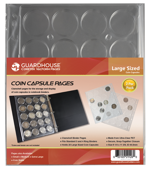 Guardhouse Coin Capsule Notebook Pages - Large