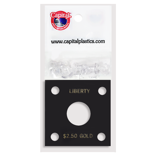 Capital Plastics 144 Coin Holder - $2.50 Liberty