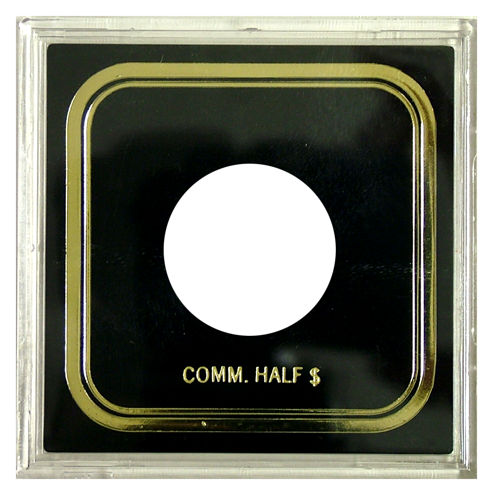 Capital Plastics Commemorative Half Dollar VPX Coin Holder - Black