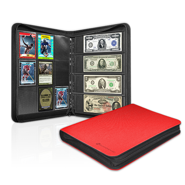 Guardhouse 3 Ring Zipper Binder - Red