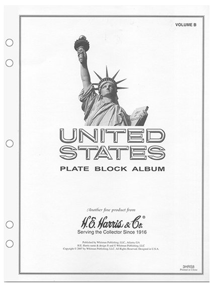 H.E. Harris Plate Block Album Pages Vol. B ( 1964-1989 )