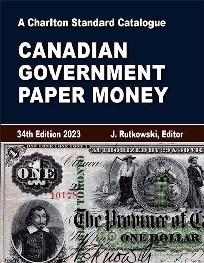 2023 Canadian Government Paper Money - 34th Ed.