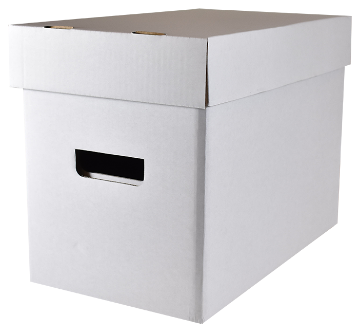 Cardboard Storage Boxes & File Boxes with Lids