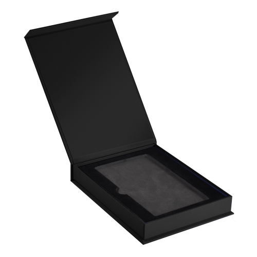 Magnetic Lid Display Box for SGC Card Slab - Black