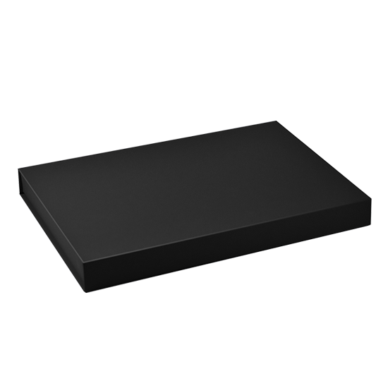 Magnetic Lid Display Box for Two Beckett Card Slabs - Black