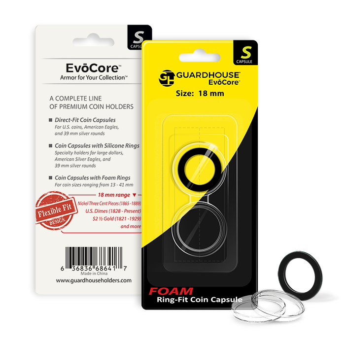 18mm EvoCore Foam Ring Capsule Retail Pack (S)