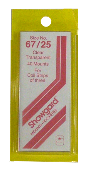 67/25 Showgard Plate Blocks and Covers (Clear)