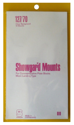 127/70 Showgard Plate Blocks and Covers (Clear)