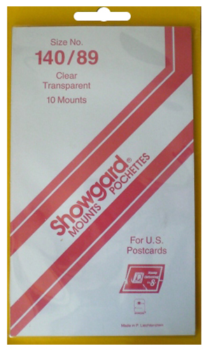 140/89 Showgard Plate Blocks and Covers (Clear)