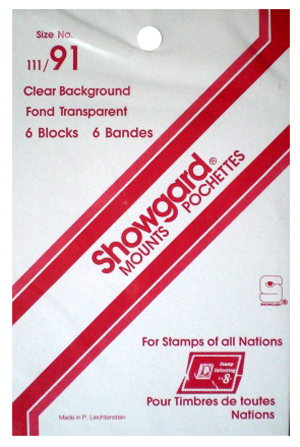 111/91 Showgard Blocks, Strips and Souvenir Sheets (Clear)