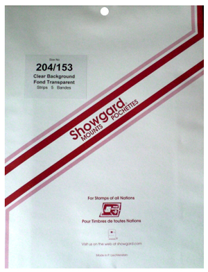 204/153 Showgard Blocks, Strips and Souvenir Sheets (Clear)