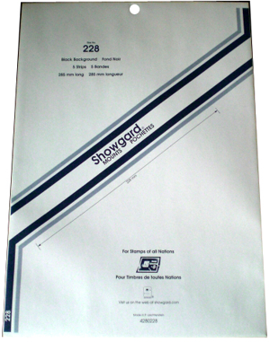 280/228 Showgard Blocks, Strips and Souvenir Sheets (Black)