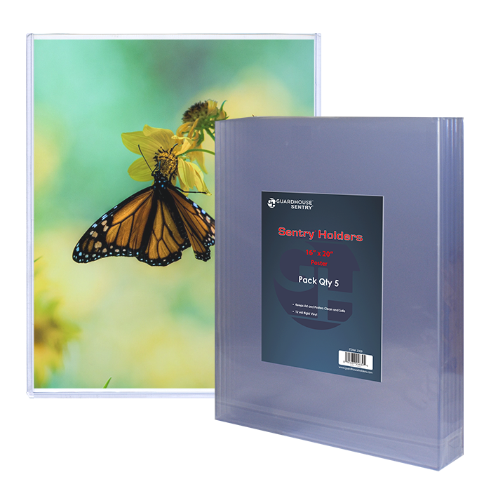 Art or Poster Sentry Holders 16 x 20 Pack Qty 5