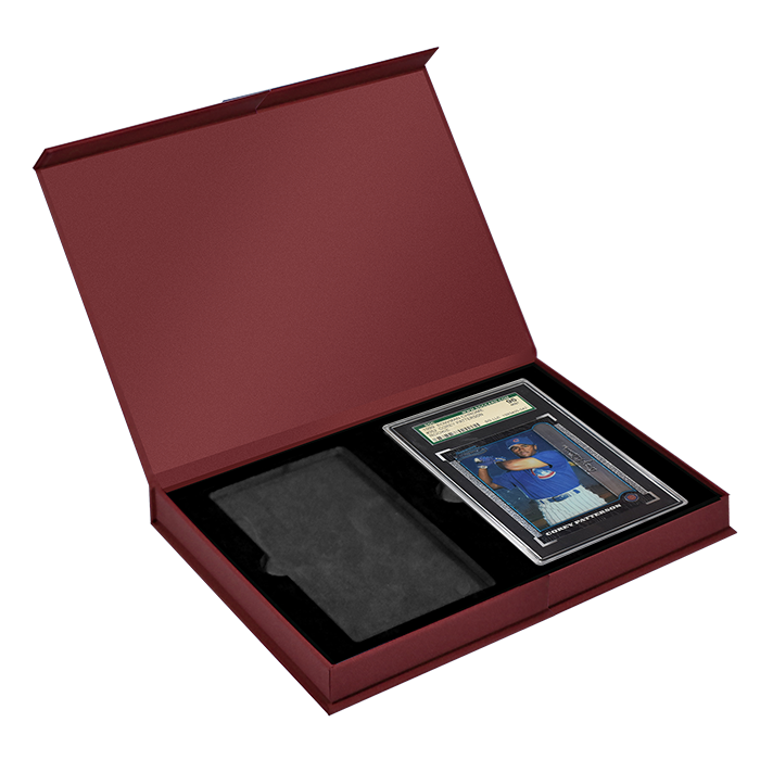 Magnetic Lid Display Box for Two SGC Slabs - Burgundy