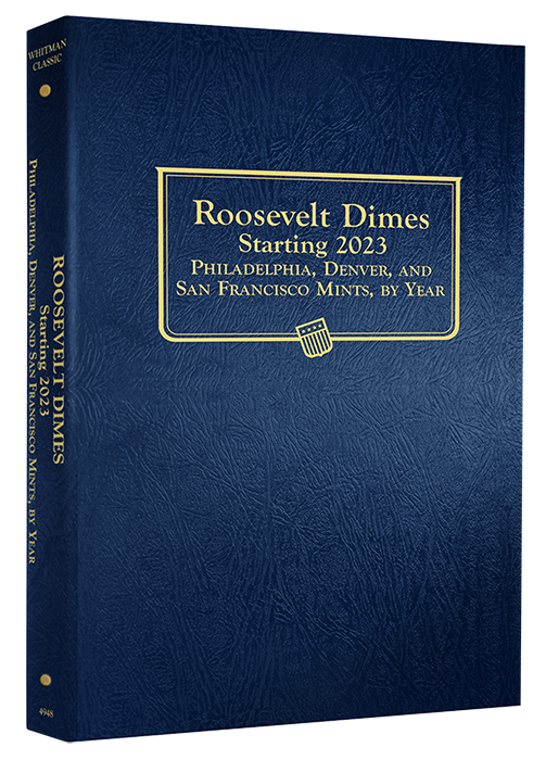 Whitman -  Roosevelt Dime Album: 2023  P,D and S