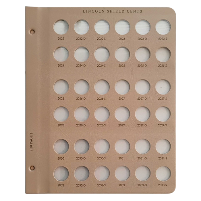 Lincoln Shield Cent w/ Proof 2022-2033 Page 2