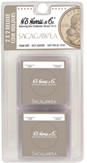 H.E. Harris 2 x 2 for Sacagawea Dollar - 6 PK