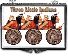 Edgar Marcus Snaplock Case - 3 Little Indian Braves