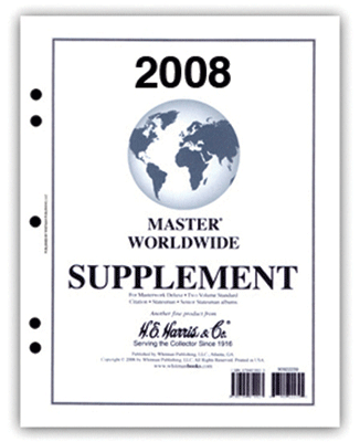 2008 Statue of Liberty Master Stamp Supplement - H.E. Harris
