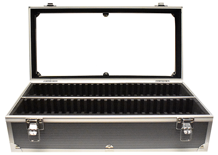 Flacon Series 50 Slab ABS Box - Clear Top - Graphite