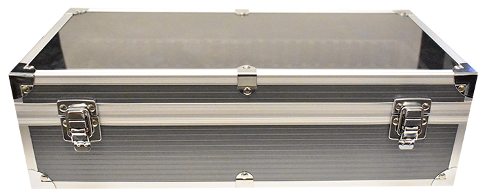 Flacon Series 50 Slab ABS Box - Clear Top - Graphite