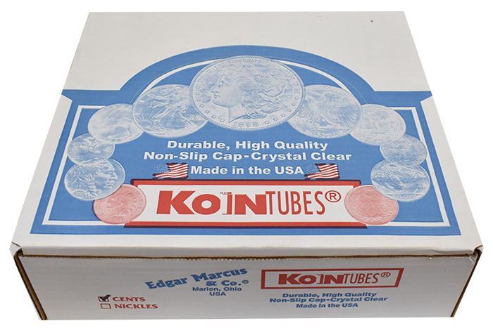Edgar Marcus Cent Coin Tube - 100 Pack