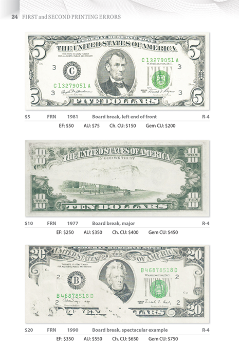 Whitman United States Paper Money Errors -  5th Edition