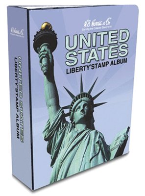 H.E Harris Binder & Pages Plate Block Volume B Traditional Binder (US)