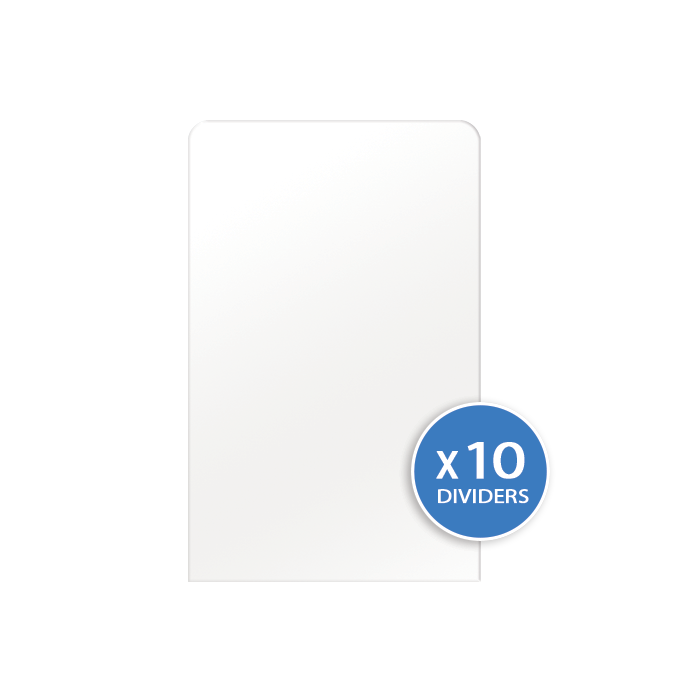 Guardhouse Trading Card Dividers - White Tall