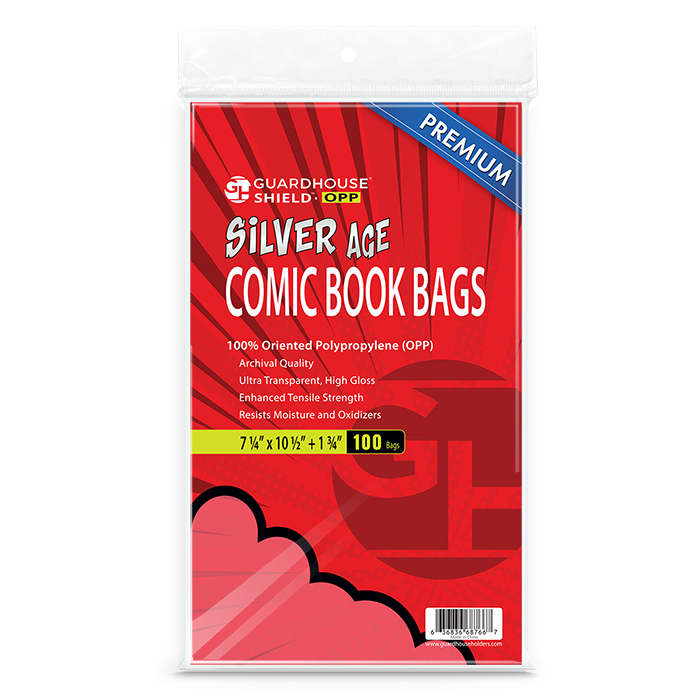 Guardhouse Shield OPP - Silver Premium OPP Comic Bags