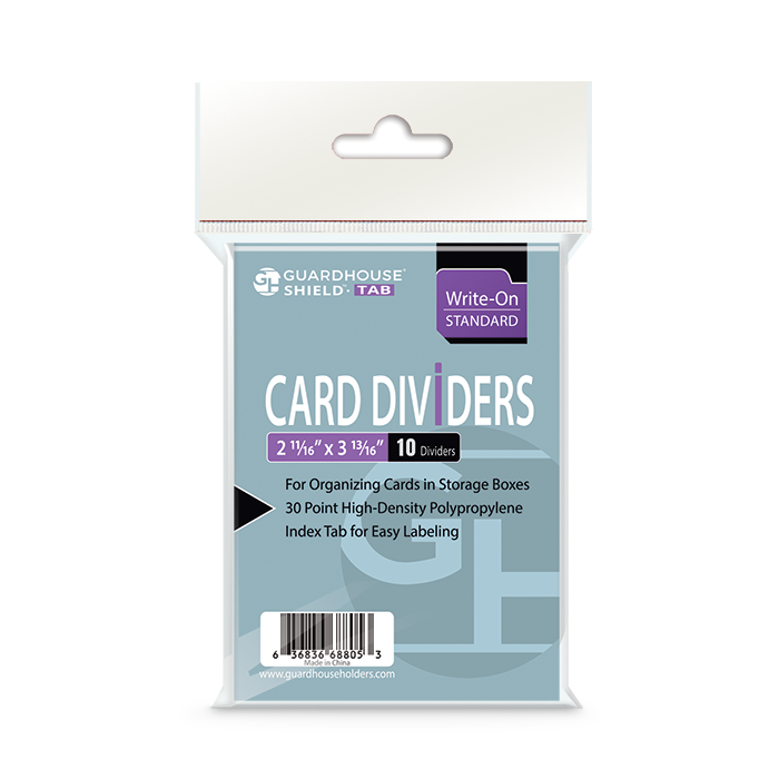 Guardhouse Trading Card Dividers - White Regular
