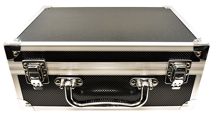 Falcon Series 36 Slab Box - Front Handle  - Diamond Pattern / Black