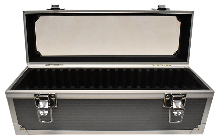Falcon Series 20 Slab Box - Clear Top - Graphite