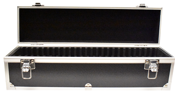 Falcon Series 25 Slab Box - Diamond Pattern - Black