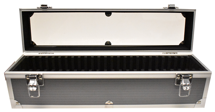 Falcon Series 25 Slab Box - Clear Top - Graphite