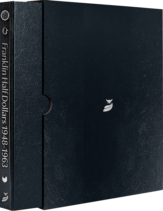 Whitman Prestige Franklin Half Dollars Album - 1948-1963 - Date & Mintmark Set P, D & S - Black