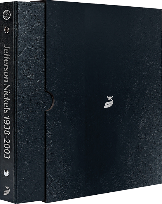 Whitman Prestige Jefferson Nickels Album - 1938-2003 - Date & Mintmark Set P, D & S - Black