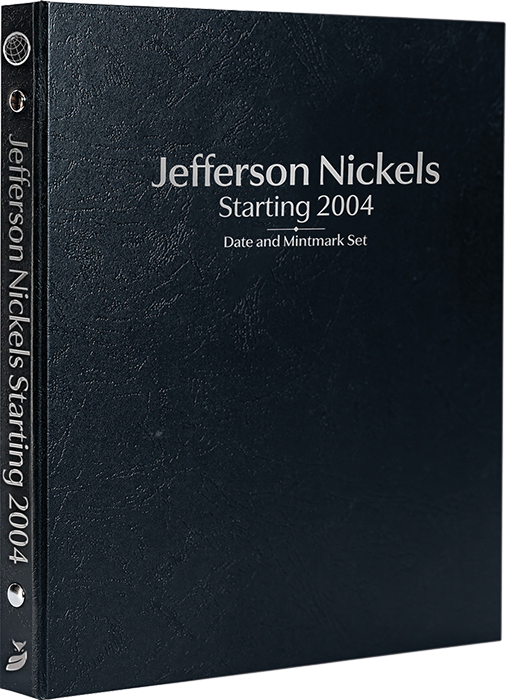 Whitman Prestige Jefferson Nickels Album - Starting 2004 - Date & Mintmark Set P, D & S - Black