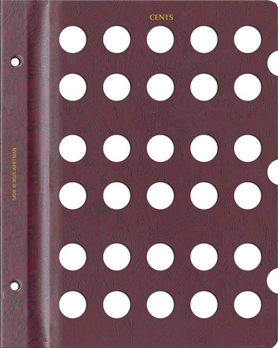 Whitman Prestige Cent -Blank Page - Burgundy