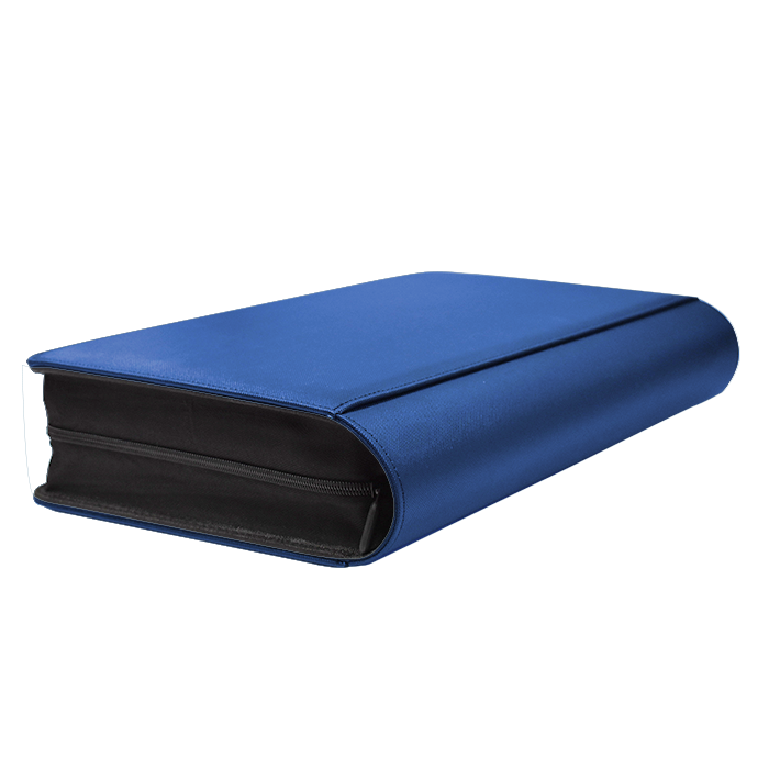 Graded Trading Card Zipper Folio for 40 PSA Card Slabs - Blue