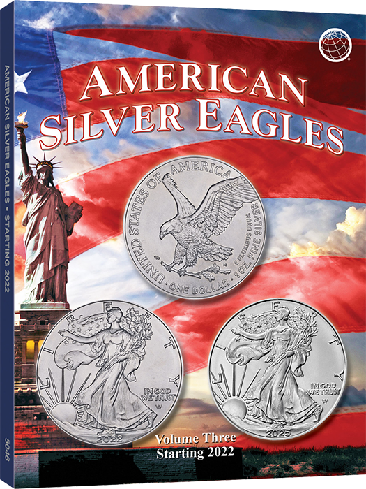 Whitman American Silver Eagle - Number 3 Folder -  Starting 2022 - 2028