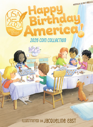 Whitman Official Folder - Kids Love Coins P&D 2026 - 250th America Celebration