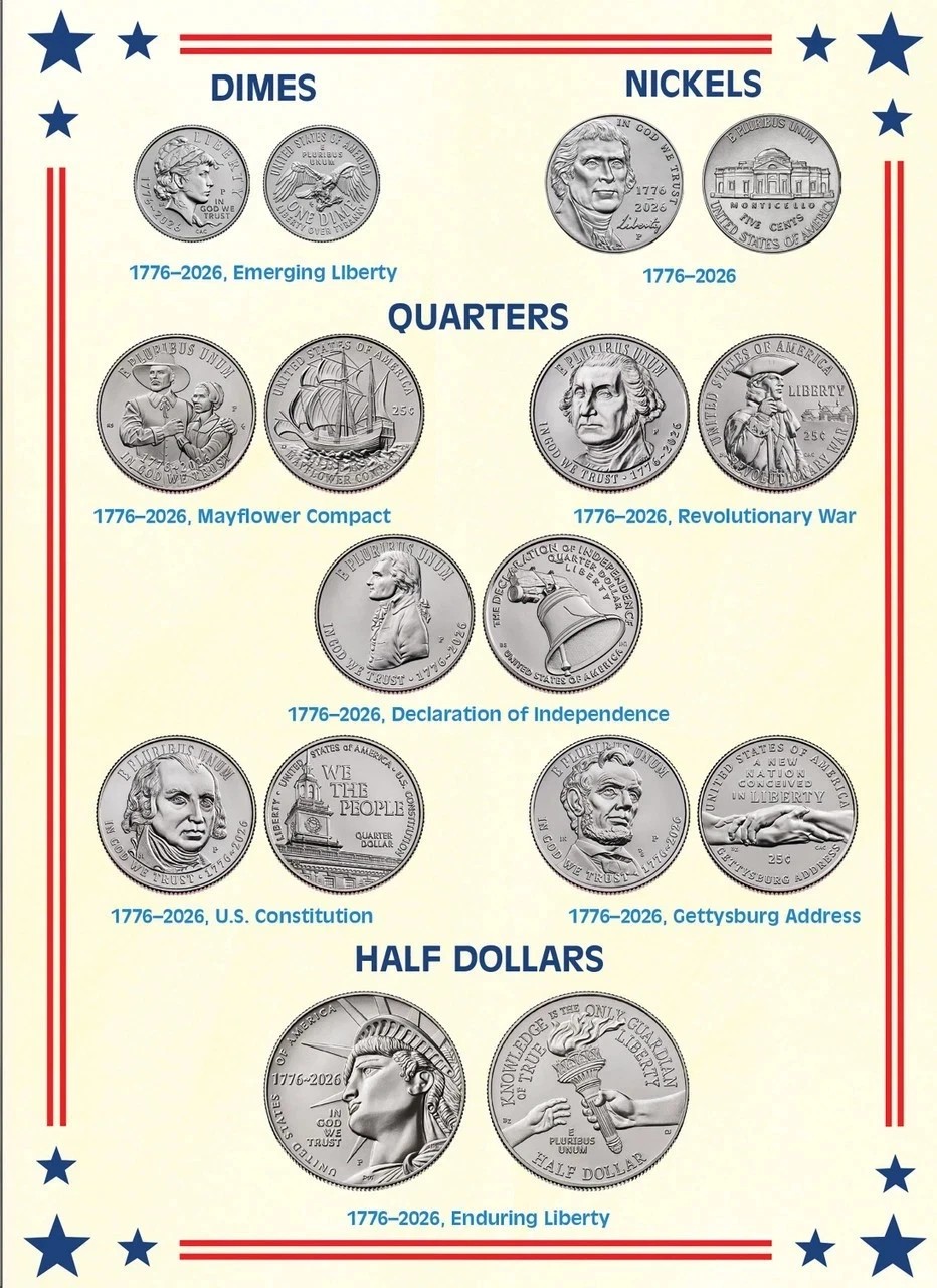 Whitman Official Folder - Kids Love Coins P&D 2026 - 250th America Celebration