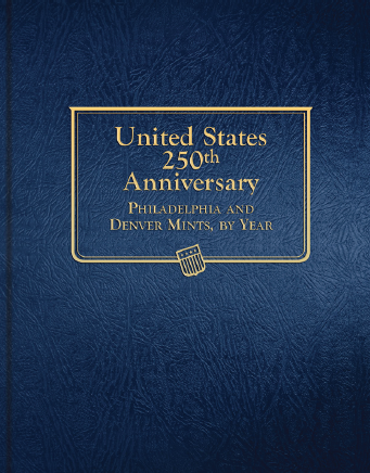 Whitman Classic Coin Album - P&D 2026 - 250th America Celebration