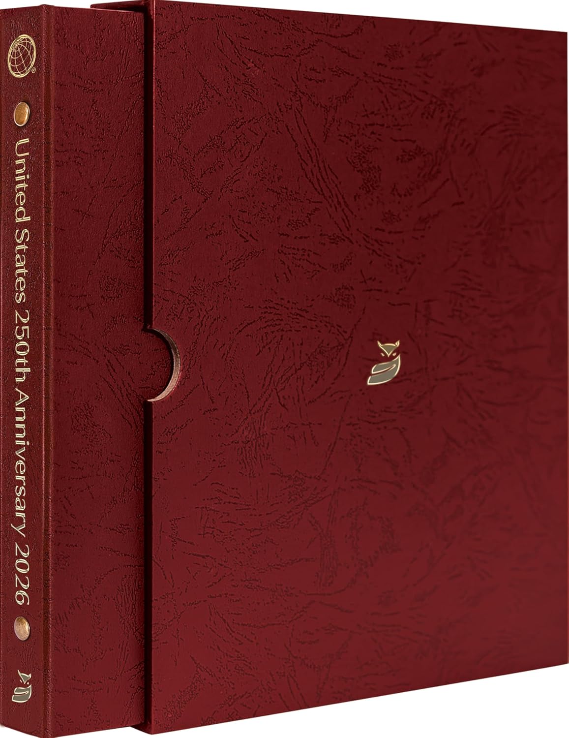 Whitman Prestige United States 250th Anniversary Collection: 2026 Date & Mintmark Set - Burgundy