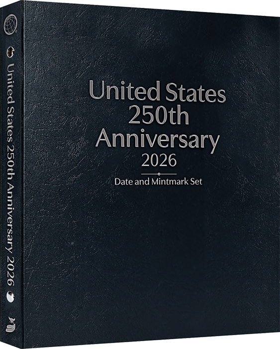 Whitman Prestige United States 250th Anniversary Collection: 2026 Date & Mintmark Set - Black