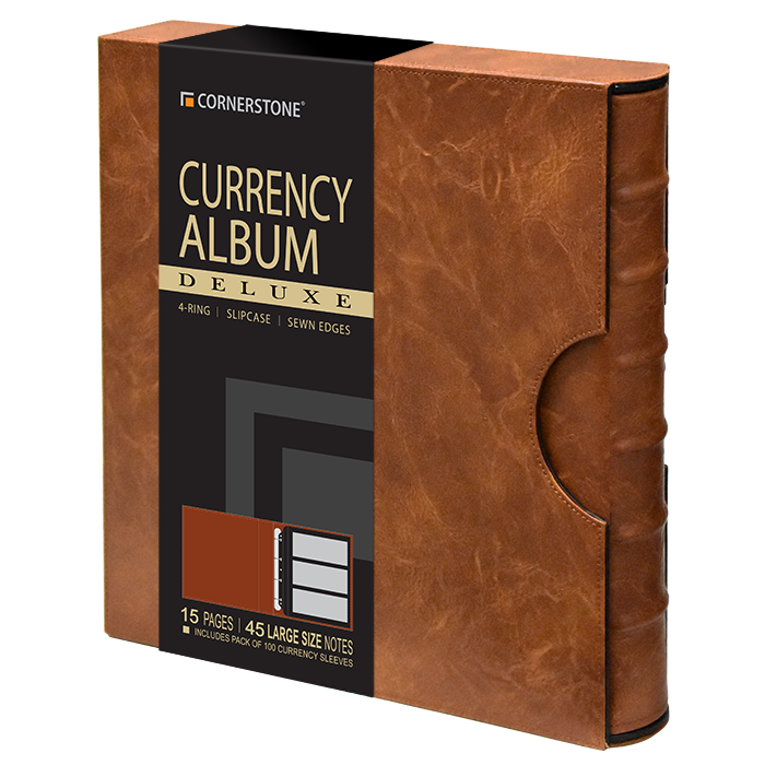 Deluxe Currency Album for Large Notes with Slipcase