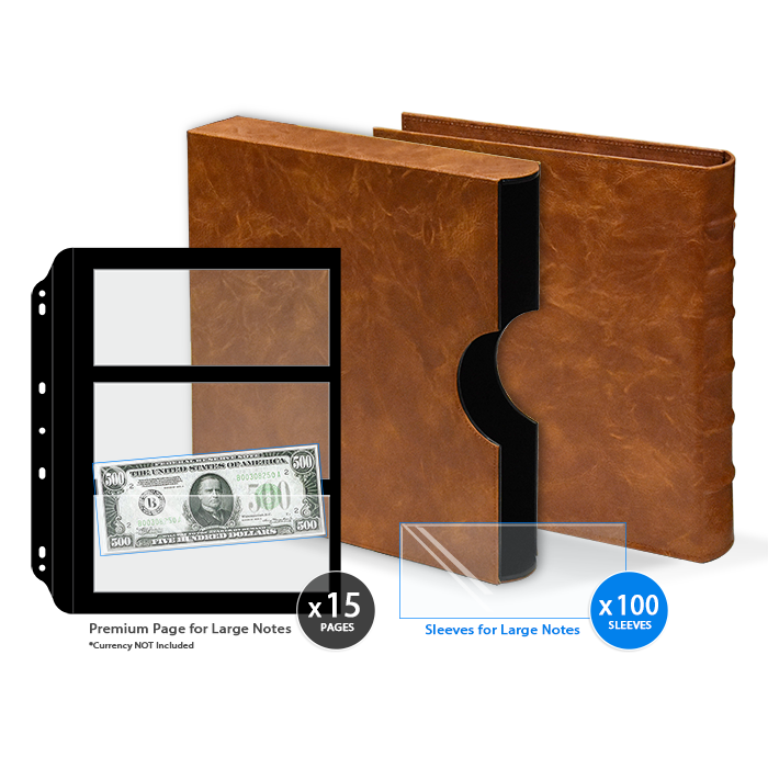 Deluxe Currency Album for Large Notes with Slipcase