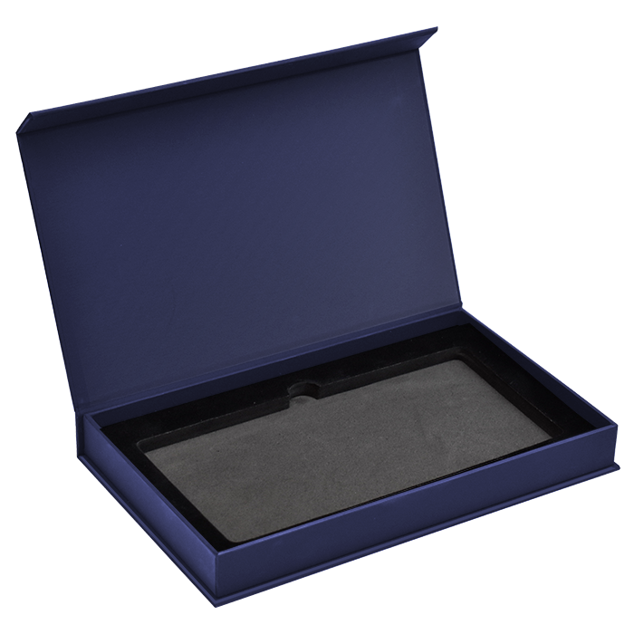 Magnetic Lid Display Box - Holds Guardhouse Currency Slab - Blue